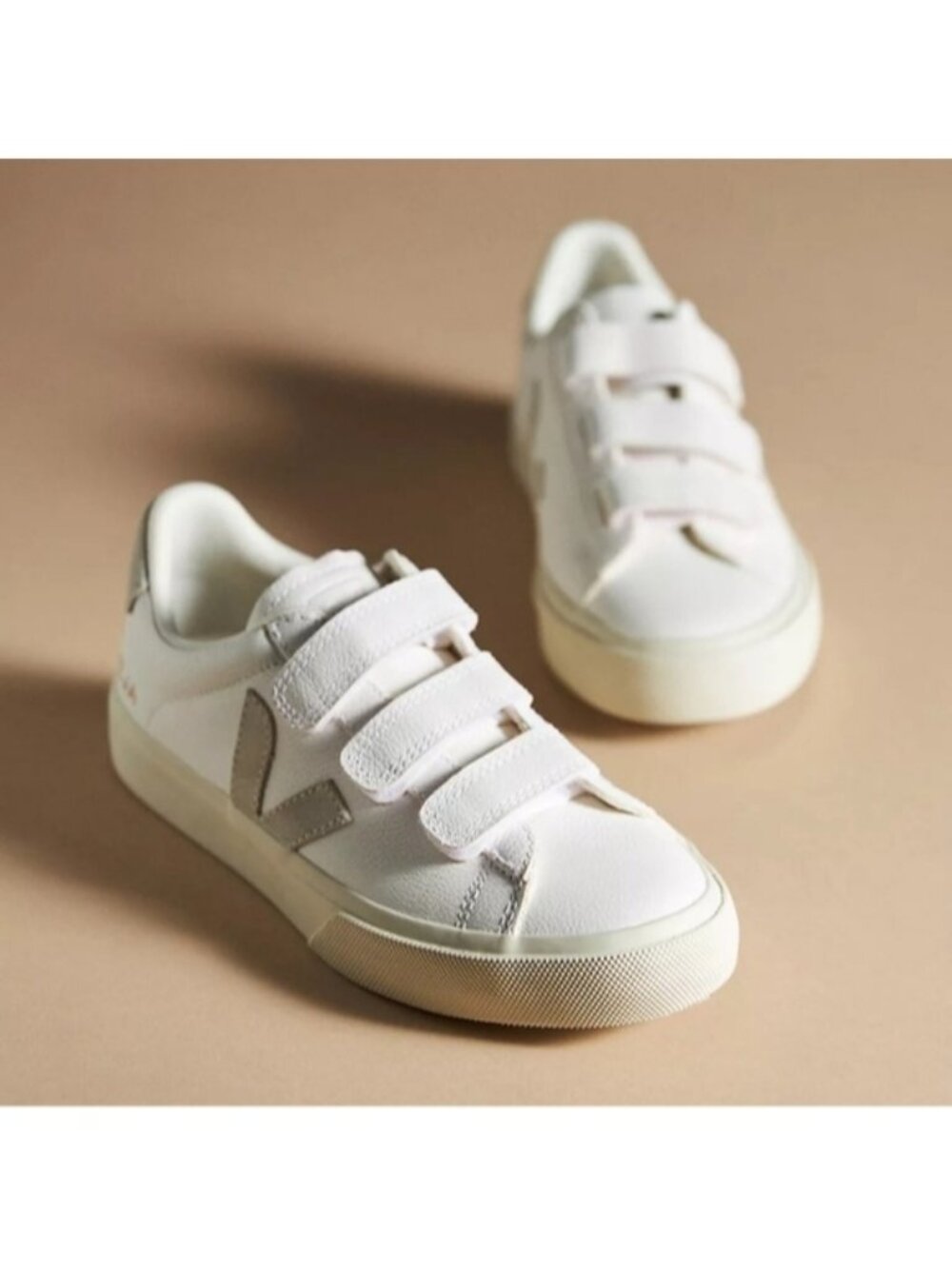 Veja Recife Leather Sneakers w/ Velcro - 5US / 36EU, but runs big!